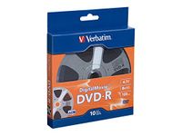 Verbatim DVD-R 4.7GB 8X - DigitalMovie Surface - 10pk Bulk Box