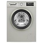 Bosch Series 4 WAN282X2GB Washing Machine, 8kg, 1400rpm, SpeedPerfect, ActiveWater Plus, Reload function, Silver Inox, Freestanding