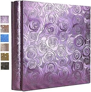 Vienrose Photo Album 4x6 600 Pockets Large Photo Book PU Leather Cover for Wedding Album Baby Graduation