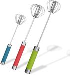 3 Pieces Stainless Steel Easy Whisk