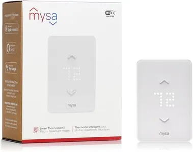 Mysa Smart Thermostat LITE for Electric Baseboard Heaters 240V | Easy Install | Use w/HomeKit, Alexa, Google Home | Wi-Fi Programmable | Remote Control with Free App