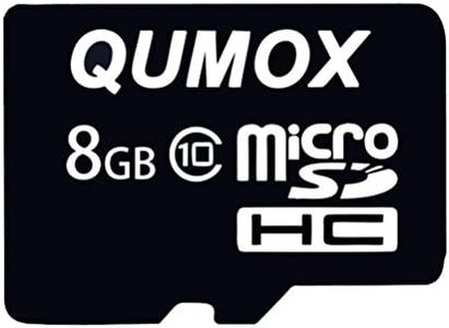 QUMOX 8GB 8 GB Micro SD HC SDHC Flash Memory Card Class 10 TF