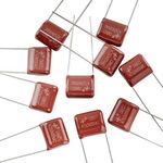 Musiclily Pro Small Metallized Guitar Bass Capacitors Polypropylene MPP CBB21 Film Caps .047uF 400V 47nF 5% for Electric Guitar Bass (Set of 10)