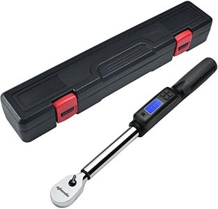 EPAuto 1/2-Inch Digital Torque Wrench Kit with Rotatable LED Display and Buzzer Alert, 19.9~154.8 ft-lb, ±2% Accuracy