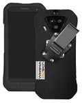 Wireless ProTech Case Compatible with Kyocera DuraForce Ultra Phone Models E7110 Nylon Frame Fitted Case with Quad Lock Belt Clip