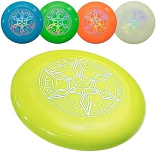 Indy - Dirty Disc (175 g) (Yellow) Frisbee, Professional Frisbee Disc, Throwing Disc, Flying Disc, Sports Toy, Sports Game for Children and Adults