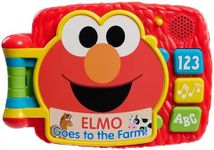 Just Play Sesame Street Elmo’s Lots to Learn 6.25 Inch Book, Learning and Education, Kids Toys for Ages 18 Month