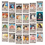 One Piece Wanted Poster, One Piece Collage Kit, Japanese Poster, One Piece Collection, Japanese Anime One Piece Poster for Wall and Door