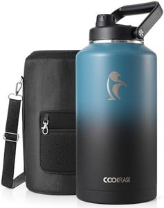 Coolflask Titan 2 Gallon Water Bottle Insulated with Large Spout Lid