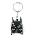 lzy-store Batman Keyrings Keychains Bag Accessories Jewelrys (Metal ring with strings attached) (Black)