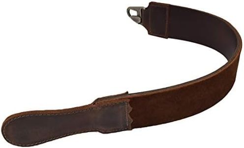 Hide & Drink, Razor Strop, Shaving Sharpener, Barber Straight Razor Strap Belt, Full Grain Leather, Handmade, Bourbon Brown