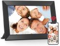 BIGASUO Digital Picture Frame, 10.1" Frameo Digital Frame WiFi with 32GB Memory, 1280x800 IPS Touch Screen, Send Photos/Videos from Your Phone Anywhere, Photo Gifts for Parents and Grandparents