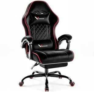 Velvet Gaming Chair Adults Footrest Ergonomic Lumbar Support Office