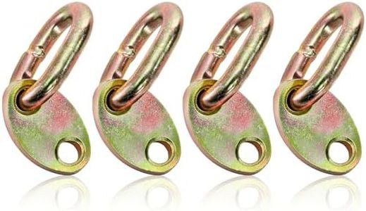 TOPZEA 4 Pack 7100 Engine Lifting Bracket Set, 5500 LB Capacity Heavy Duty Steel Engine Lift Bracket Kit Lifting Eyes Set for Use with Load Levelers, Lifting Slings, Chain