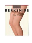 Berkshire Women's Day Sheer Thigh High with Invisible Toe, 20 Denier, Brown, A-B