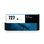 727 Ink Cartridge Matte Black (C1Q12A) Latest Upgrade Replacement for HP 727 Ink Cartridges MK, Compatible with HP DesignJet T920 T930 T1530 T1500 T2500 T2530 Printers (300ML MBK)