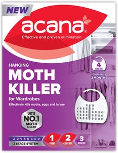 Acana Hanging Moth Killer 4-Pack – Lavender Scented Pest Control