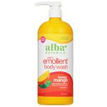 alba Bontanica Very Emollient Bath & Shower Gel, Honey Mango, 907g