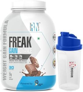 Russian Nutriton FREAK GAIN ADVANCE Weight Gainer | 2 Kg | Healthy Body Gains | Increases Energy | 24g Protein | 73g Carbs | 400 KCal | Chocolate