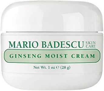 Mario Badescu Ginseng Moist Cream Lightweight Daily Face Moisturizer | Re-energizing, Skin-replenishing Moisturizer Face Cream | Skin Care that Brightens, Nourishes, & Smooths | 1 Oz