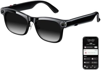 KAIGERR AI Smart Glasses with Camera, 42g Lightweight Design, AI Assistant