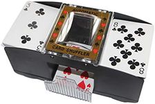 2 Decks Automatic Card Shuffler Automatic Playing Cards Shuffler Mixer Games Poker Sorter Machine Dispenser for Travel Home Festivals Xmas Party Battery Operated