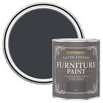 Rust-Oleum Dark Grey Furniture Paint in Satin Finish - Graphite 750ml