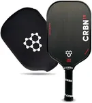 CRBN X Series Power Pickleball Paddle - Carbon Fiber Pickleball Paddle with Foam Injected Edges for Expanded Sweet Spot (3X, 16mm)