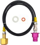 Soda Terra Machine Co2 Adapter Quick Connector Adapter Plastic Hose Compatible with Terra DUO Art Gaia Series (60inch)