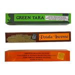 Green Tara - Potala - original Healing - Authentic Tibetan Incense gift pack 3 boxes (55 sticks) BBMIX1