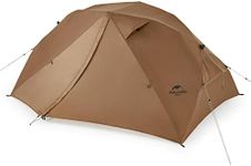 Naturehike Canyon 2 Person Quick Release Tent Waterproof Polyester Tent Windproof Side Doors Throw Tents with Breathable Windows (Dark Brown)