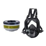 Honeywell Safety Protection Combo of Reusable Respirator full face & Defender Multi gas/cartrage