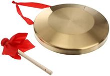 MILISTEN 1 Set Copper Gong Drum boy toy outdoor toys Chinese Gong Chinese Gong desktop Accessories
