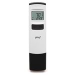 HANNA pHep+ Waterproof Pocket pH Tester with 0.01 pH Resolution, Digital pH Meter with Temperature Display, Model HI98108