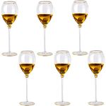 GOCART WITH G LOGO Crystal Clear Bordeaux Stem Wine Glass (BORDEAUX WINE GLASS GOLD RIM (PACK of 6))