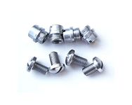 Aohoca 8 Pcs 1911 Grip Screws Bushings, M1911 Clones 1911A1 Fits These and Other Standard 1911 .45 .38 Industries Stainless Steel Grip Nut Screws & Bushings