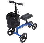 Knee Walker Orthopedic Scooter Wheeled Walker, Alternative to Crutches with Handlebars Medical Scooter Knee or Leg Healing Aid Maximum Load 300l