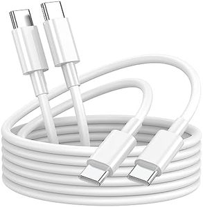 USB C to USB C Charging Cable for Apple iPhone 17/16/15 Charger Fast 6ft Long USBC to USB-C Power Cord for iPhone 17/16 Pro/Pro Max/Air, MacBook Air 13 inch/IPad Pro/Air/10th/4/5 Type C 2Pack 6 ft 60W