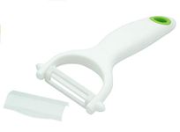 Ceramic Y Peeler - Great for Vegetables, Fruit, and Potatoes, Blade Protector Included, Dishwasher Safe | by Lynn & Riley