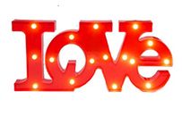 Decorative and Fun Red ‘Love’ Plastic Light Up Sign