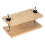 Yueshico Bamboo Tofu Press - Bamboo Tofu Presser Drainer and Drip Tray Easily Drain Water from Firm Tofu, Cheese, or other Foods in 15 Minutes Eco Friendly Drip Strainer