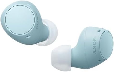 Sony WF-C510 Truly Wireless Bluetooth Earbuds with Mic, TWS, in Ear, Up to 22 Hours Battery, Ambient Sound Mode, Small and Comfortable, IPX4- Blue