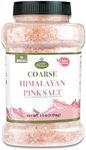 Good Tierra Himalayan Pink Salt in Jar - Coarse, 2.5 lb - Ideal for Bath Salt, Table Salt Grinders, and Spice Jars