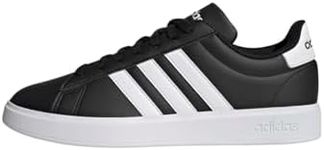 adidas Men's Sportswear Grand Court 2.0 Cloudfoam Lifestyle Shoes, Core Black/Cloud White/Core Black, US 9