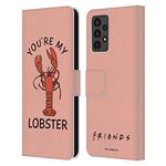 Head Case Designs Officially Licensed Friends TV Show Lobster Iconic Leather Book Wallet Case Cover Compatible With Samsung Galaxy A13 (2022)