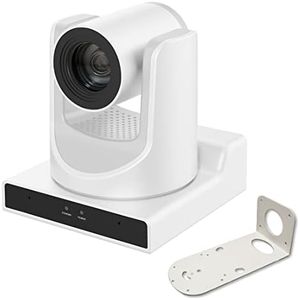 PTZ Camera with 3G-SDI,HDMI and IP Streaming Outputs,20X Optical Zoom,Broadcast Live Streaming Camera for Conference,Events,Church and School etc (20X-White)