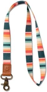 Thread Wallets Lanyards for ID Badges, Durable Lanyards for Keys, Cool Key Lanyard with ID Holder for Men and Women, Clip & Buckle Badge Holder With Lanyard (Renae)