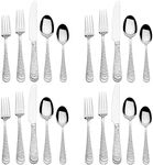 Towle Everyday Santa 20 Piece 18.0 Stainless Steel Flatware Set, Service for 4