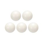 uxcell 1-inch PA Nylon Solid Plastic Balls, Precision Bearing Ball 5pcs