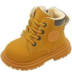 Toddler Work Boots Boys Baby Snow Boots Classic Waterproof Winter Boots Ankle Lace Up Boot Construction Boots